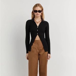 DISSH | Owen Black Long Sleeve Top